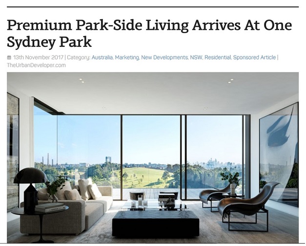 Premium Park-Side Living on HPG site